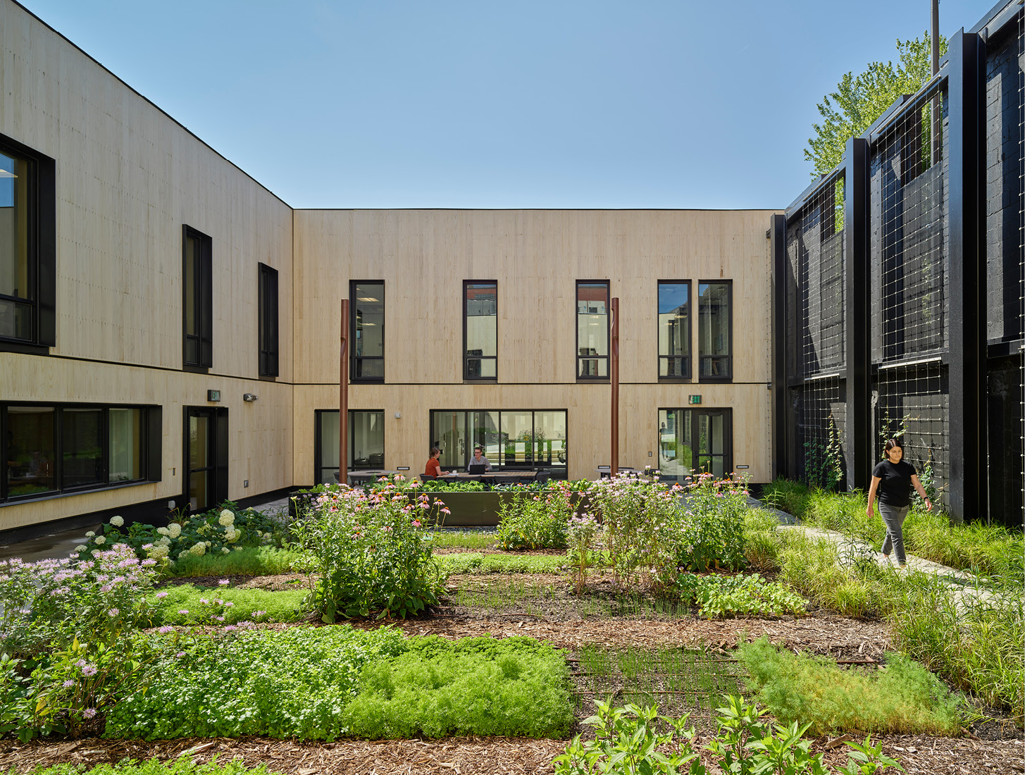 community garden at the Stanley Center for Peace and Security