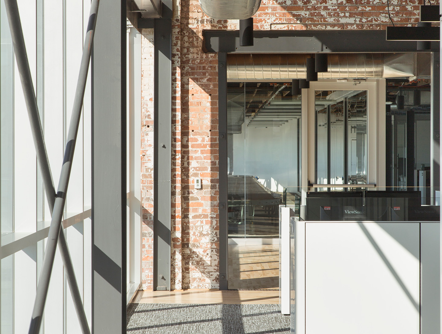 natural daylight in an office building