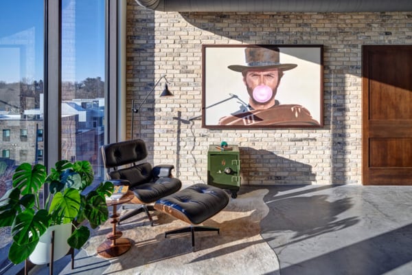 Eames Lounge Chair in a Gavin Penthouse