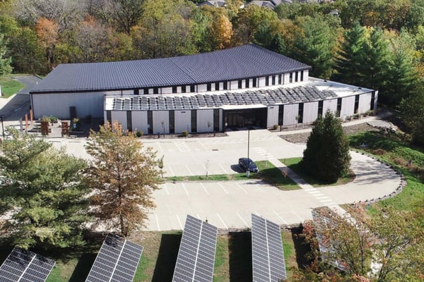 solar panels at Unitarian Universalist