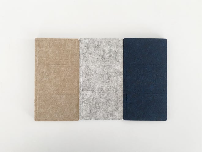 recycled felt acoustical panels samples