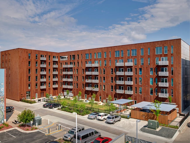 a multifamily development in Des Moines